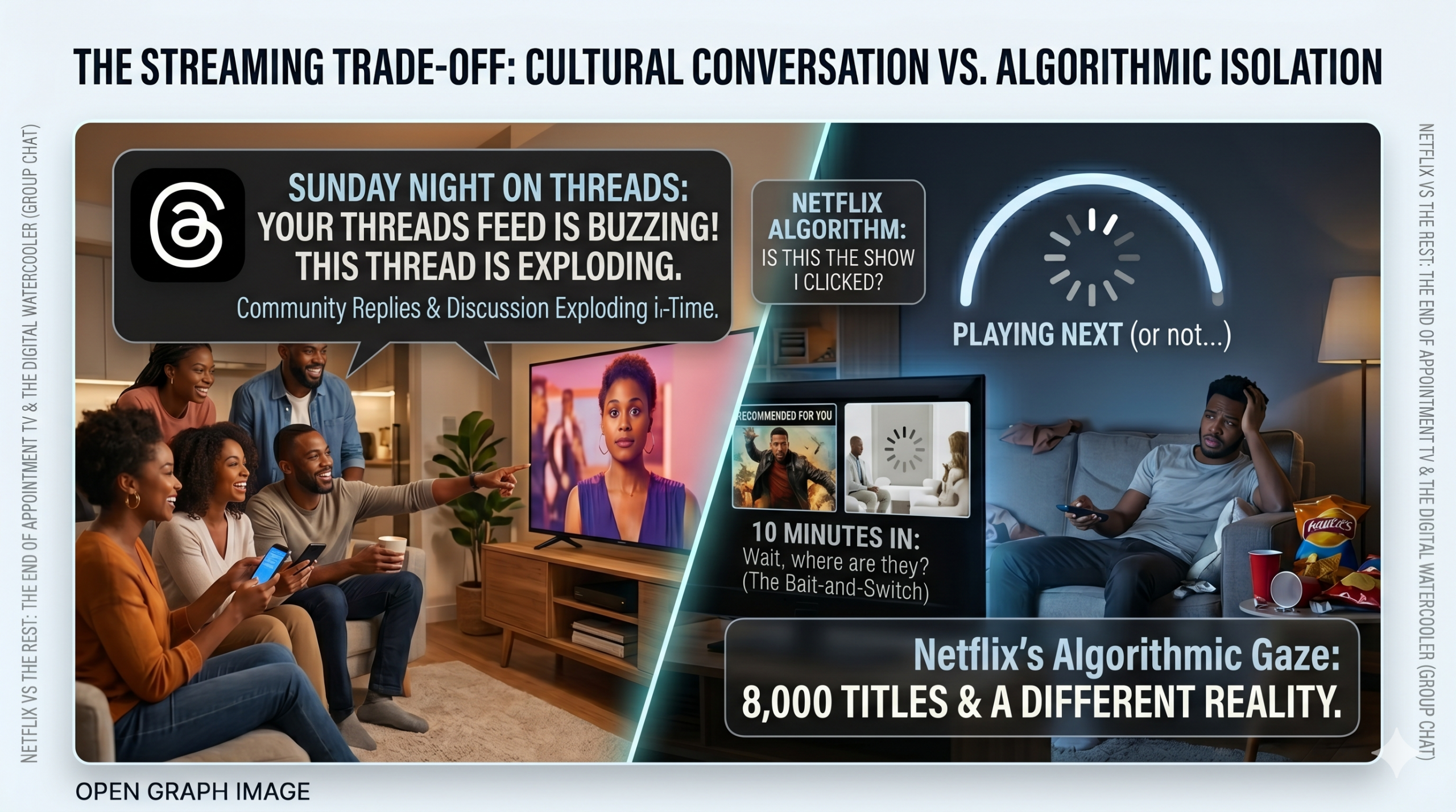 The Algorithm vs. The Watercooler: Why Netflix Won the Tech War (But Ruined TV)